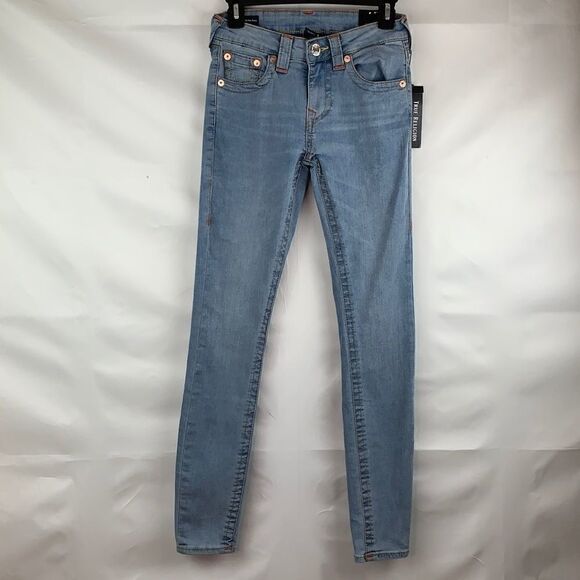 True Religion Jennie Curvy Mid Rise skinny Jeans - Picture 1 of 16